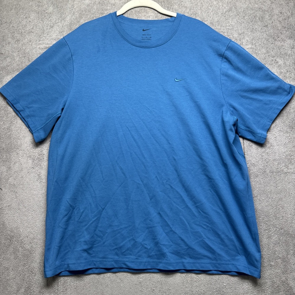 Nike Dri-FIT Men's‎ Blue Performance Athletic T-Shirt Size XL Running Training